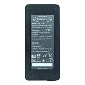 Adaptador de corriente para laptop OVALTECH 19.5V/2.31AH para DELL, Dell XPS 13 9343-4143 Notebook D
